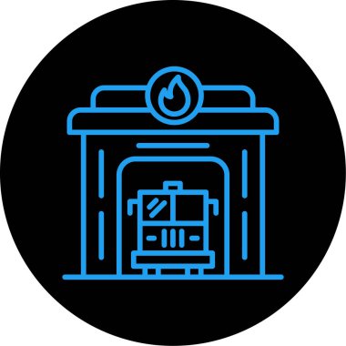 vektör ateş simgesi illüstrasyonu