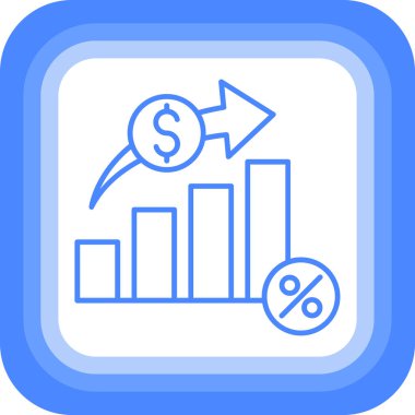 iş grafiği ikon vektör illüstrasyonu