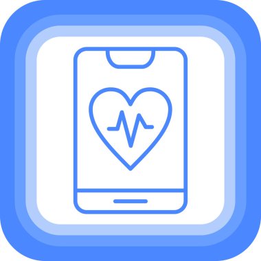 akıllı telefon simgesi vektör illüstrasyonu