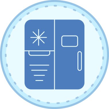 Bir belge simgesinin vektör illüstrasyonu