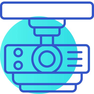 Kamera. Web simgesi basit illüstrasyon