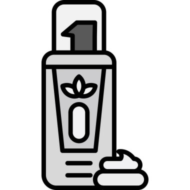 Krema. Web simgesi basit illüstrasyon