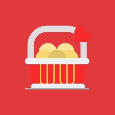 Çin 'in yeni yıl düz ikonu, uzun gölgeli, 10 Yıl ÖNCE, Çin çin feneri iyi şans ve servet demek..