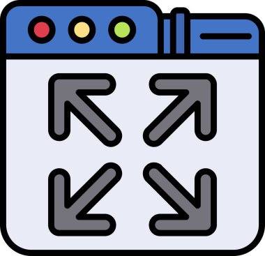 Ağ simgesi. vektör illüstrasyonu