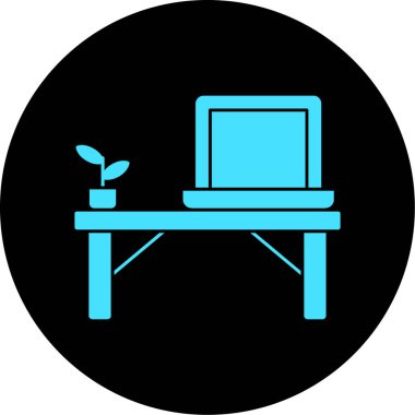 vektör dizüstü simgesi illüstrasyonu