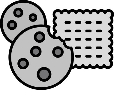 Ekmek. Web simgesi basit illüstrasyon