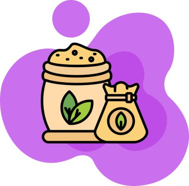 Karikatür kahve kavanozunun vektör çizimi