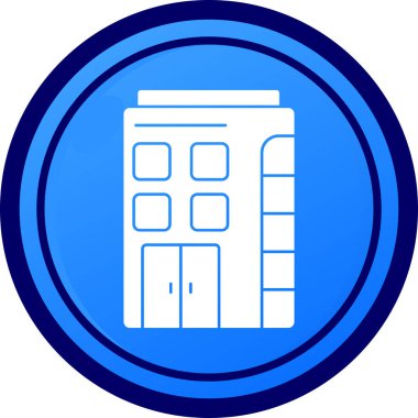 Bir binanın vektör illüstrasyonu