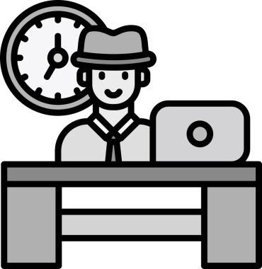 İş adamı ofis simgesi