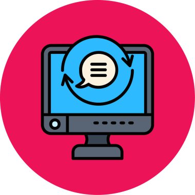 - İnternet. Web simgesi basit tasarım