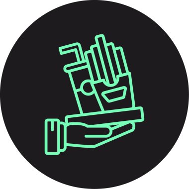 Sigara ve dumanla insan elinin vektör simgesi