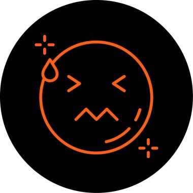 Kişisel ve ticari kullanım için vektör emoji simgesi.