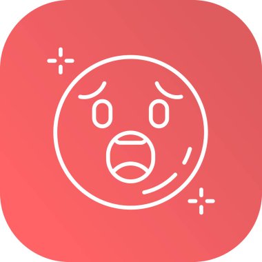 üzgün yüz simgesi soyut arka grubunda izole