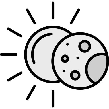 Boşluk. Web simgesi basit illüstrasyon