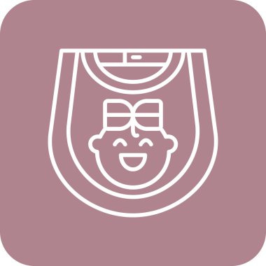 Bir yüz simgesinin vektör illüstrasyonu