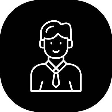 Tasarım için vektör kullanıcı simgesi