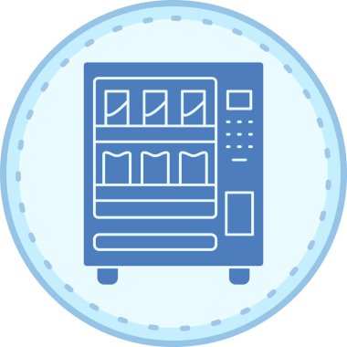 Buzdolabı simgesi, modern tasarım illüstrasyonu