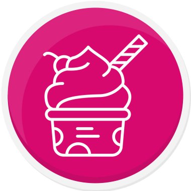 dondurma vektör simgesi