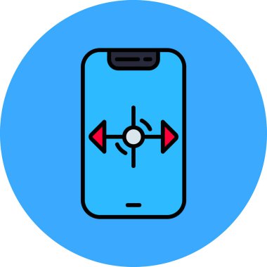 Cep telefonu. Basit resimleme