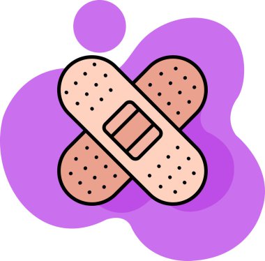 tıbbi simge, basit illüstrasyon