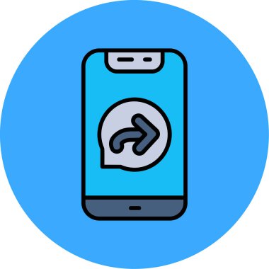 Telefon simgesi vektör illüstrasyonu