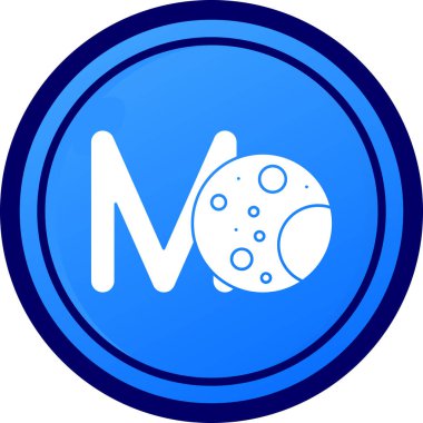 Pusula ile 0 harfinin vektör simgesi