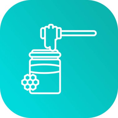 Bal hattı ikonu. vektör illüstrasyonu