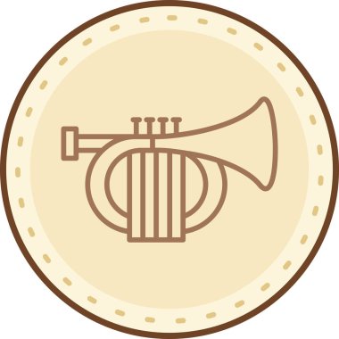 müzik aracı vektör simgesi