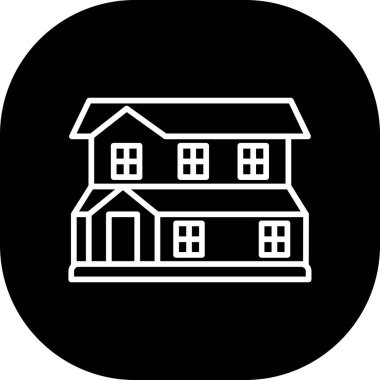 ev simgesi vektör illüstrasyonu