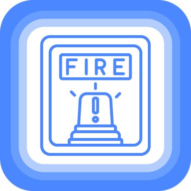 ateş simgesi, modern vektör illüstrasyon tasarımı