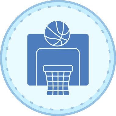 Basketbol sepeti. Basit tasarım