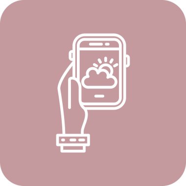 Bulut hesaplama teknolojisi vektör çizimi