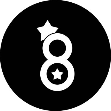 Modern bir simgenin vektör illüstrasyonu