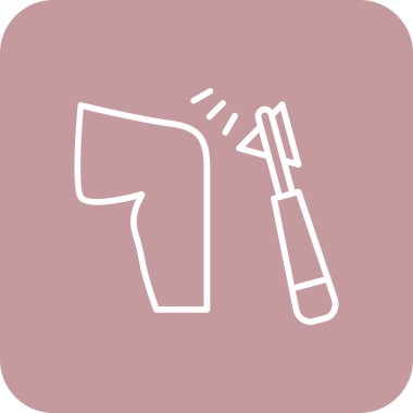 Balta simgesi. Vektör illüstrasyonu