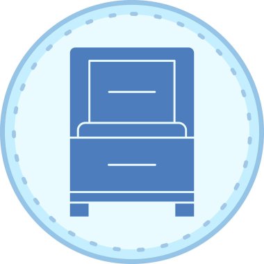 Modern b 'nin vektör illüstrasyonu eksik simgesi