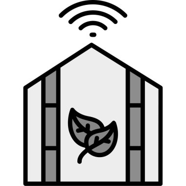 Ev. Web simgesi basit illüstrasyon