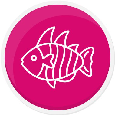 Hayvan. Web simgesi basit illüstrasyon