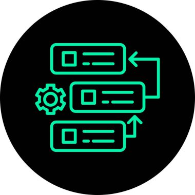 Seo simgesinin vektör illüstrasyonu