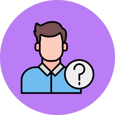 soru işareti vektör simgesi modern basit vektör çizimi