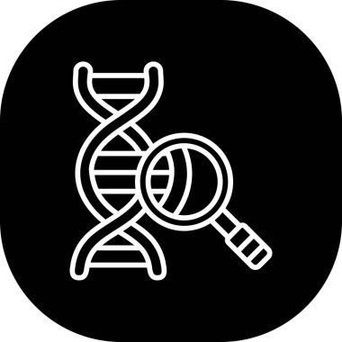 DNA simgesi vektör illüstrasyonu