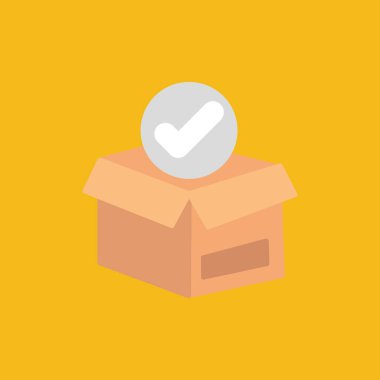 Ürün simgesi, vektör illüstrasyonu basit tasarım