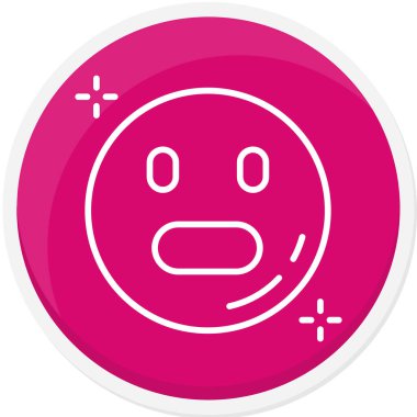 vektör emoji yüzü simgesi