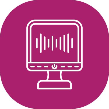 izleyici ikon vektör illüstrasyonu