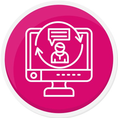 seo modern simgesinin vektör illüstrasyonu