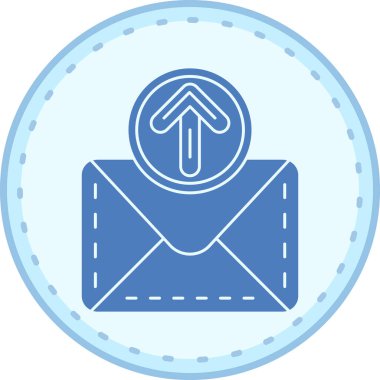 E-posta. Web simgesi basit illüstrasyon