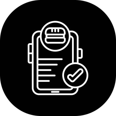 vektör kontrol simgesi illüstrasyonu