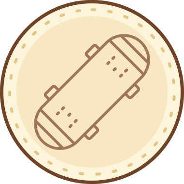 Çizgi film simgesinin vektör çizimi