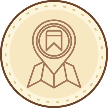 Bozuk para simgesinin vektör illüstrasyonu