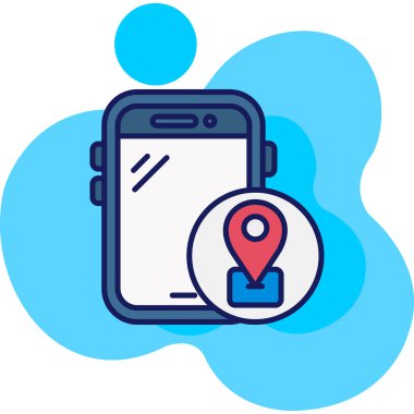 konum haritası konumu simgesi - taslak biçimi