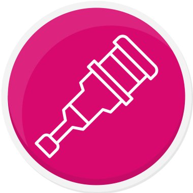 el feneri. Web simgesi basit illüstrasyon